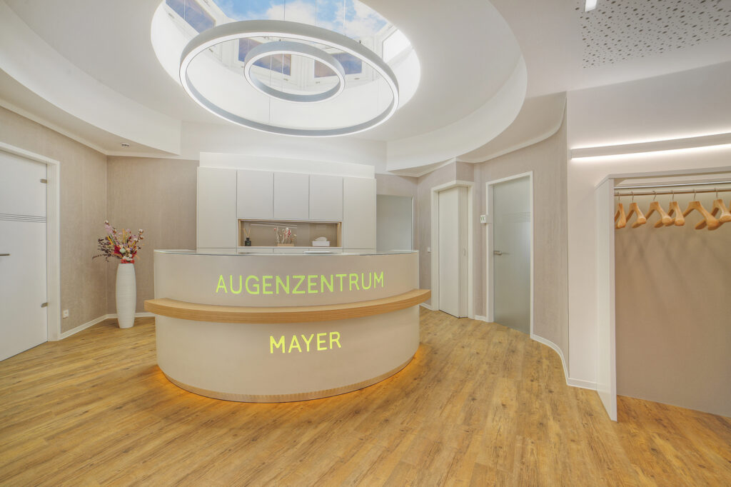 Anmeldung der Augenpraxis Augenzentrum Mayer in Rottach-Egern