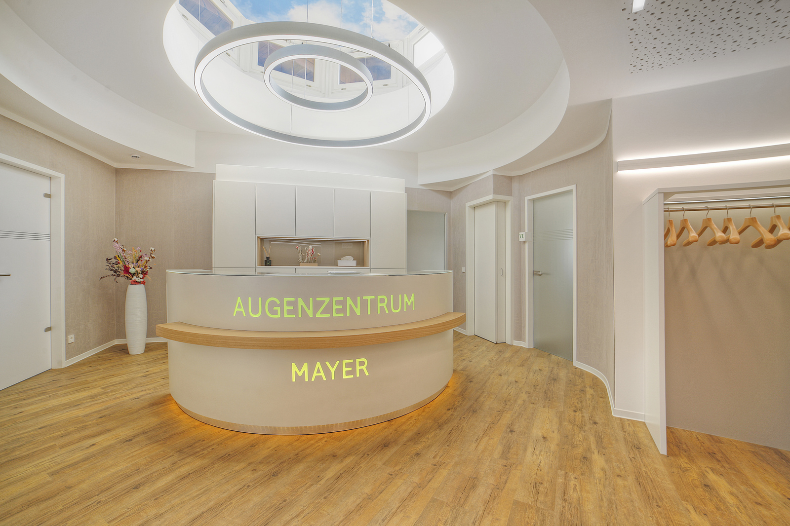 Anmeldung der Augenpraxis Augenzentrum Mayer in Rottach-Egern